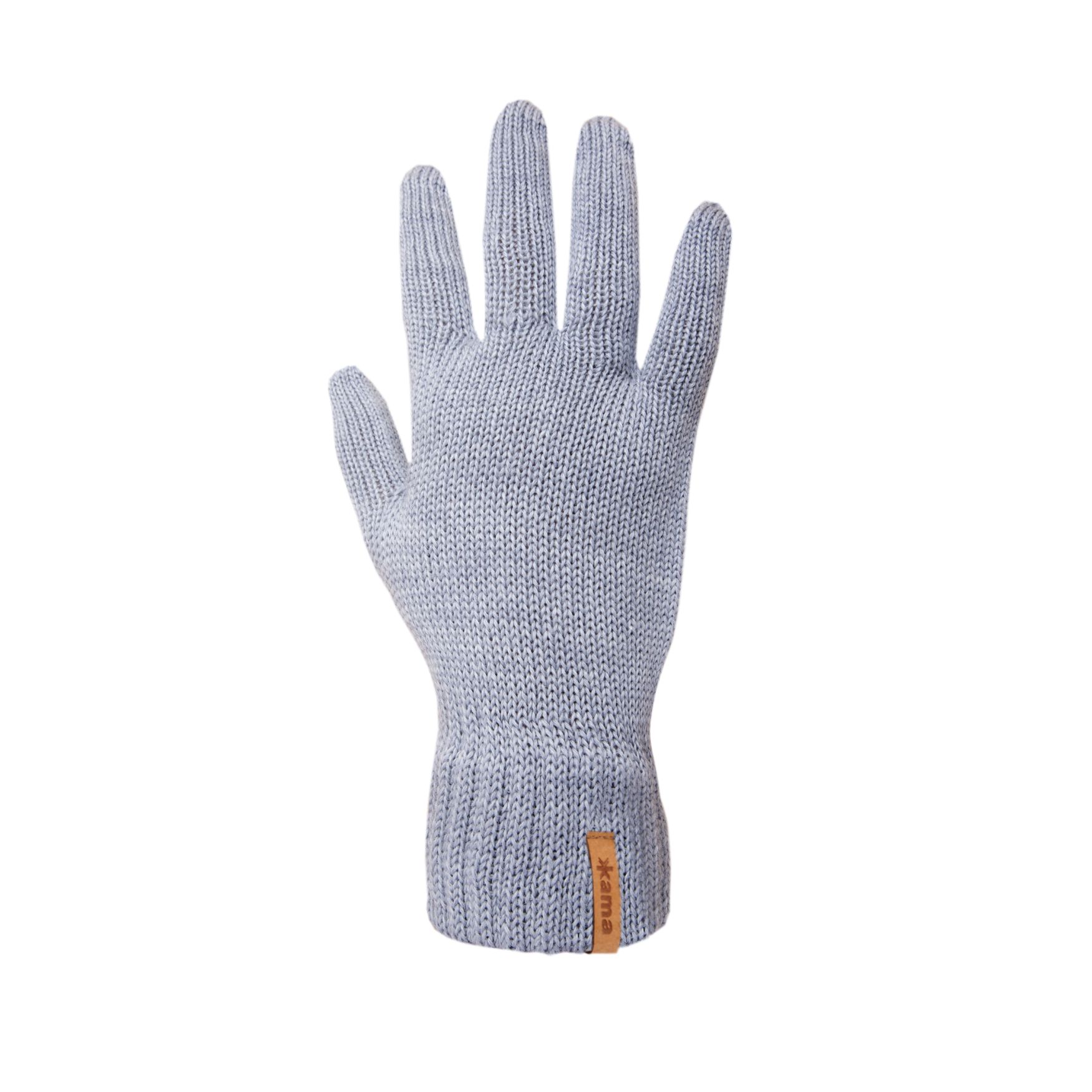 KAMA R102 pletené merino rukavice, sv. šedá Velikost: L