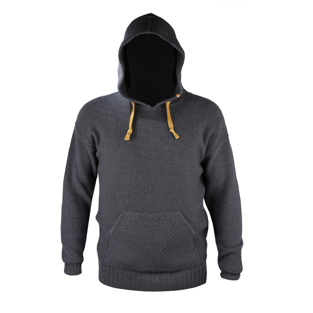 KAMA 4066 Merino svetr , tmavě šedá Velikost: S