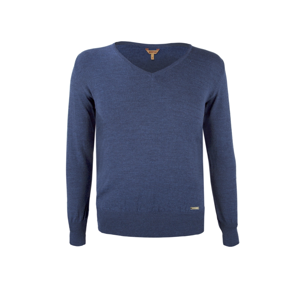 KAMA 5104 Merino svetr , světle modrá Velikost: S