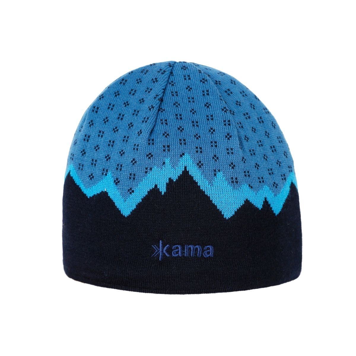 KAMA A169 Pletená Merino čepice UNI, tmavě modrá