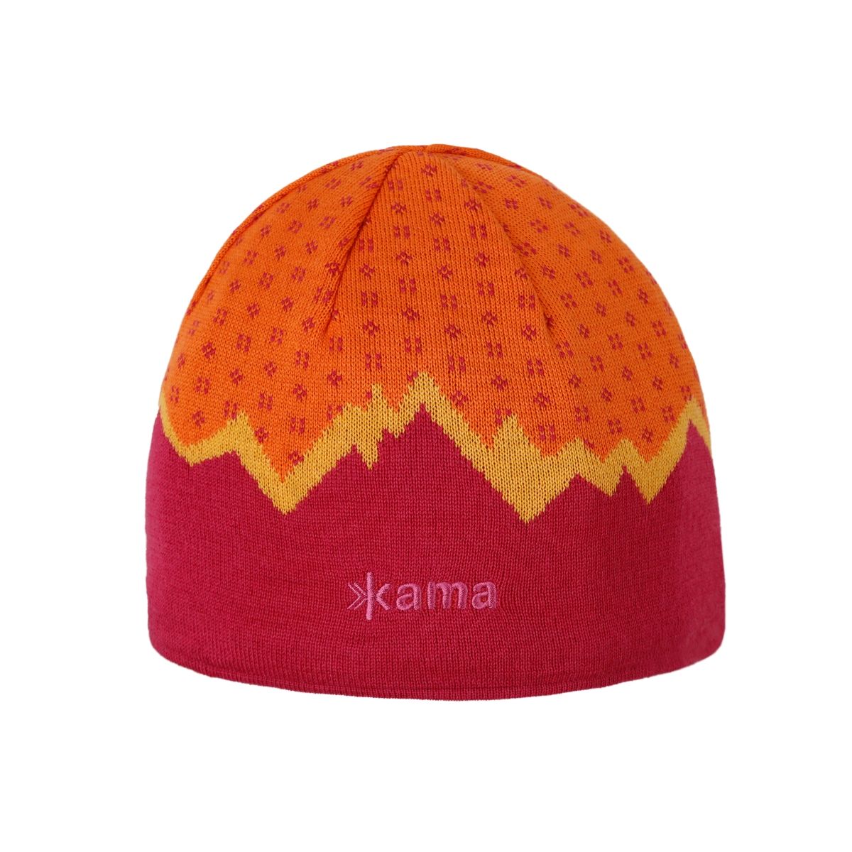 KAMA A169 Pletená Merino čepice UNI, růžová