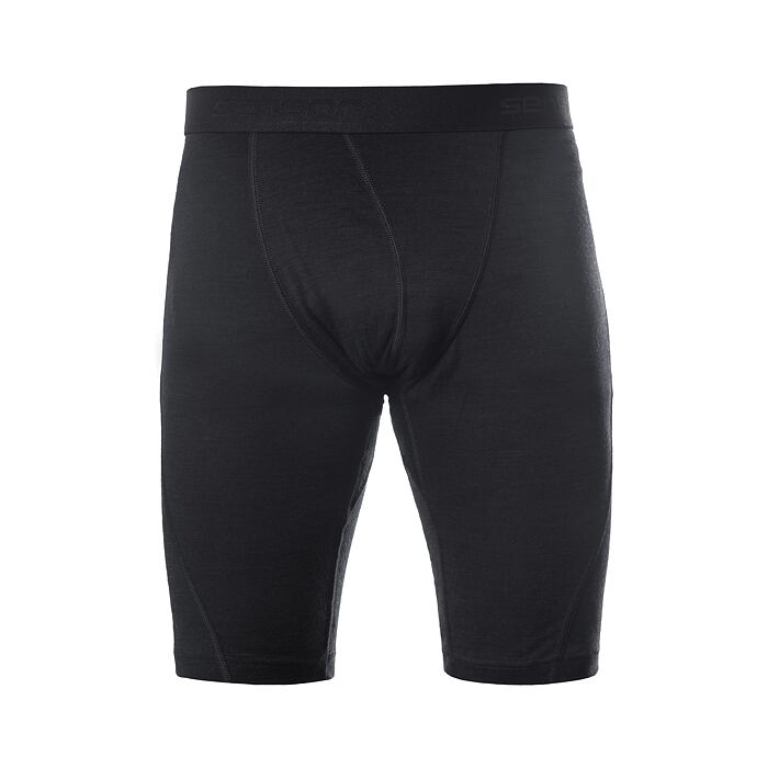 Pánské merino trenky SENSOR Air dlouhé černé Barva: černá, Velikost: XXL