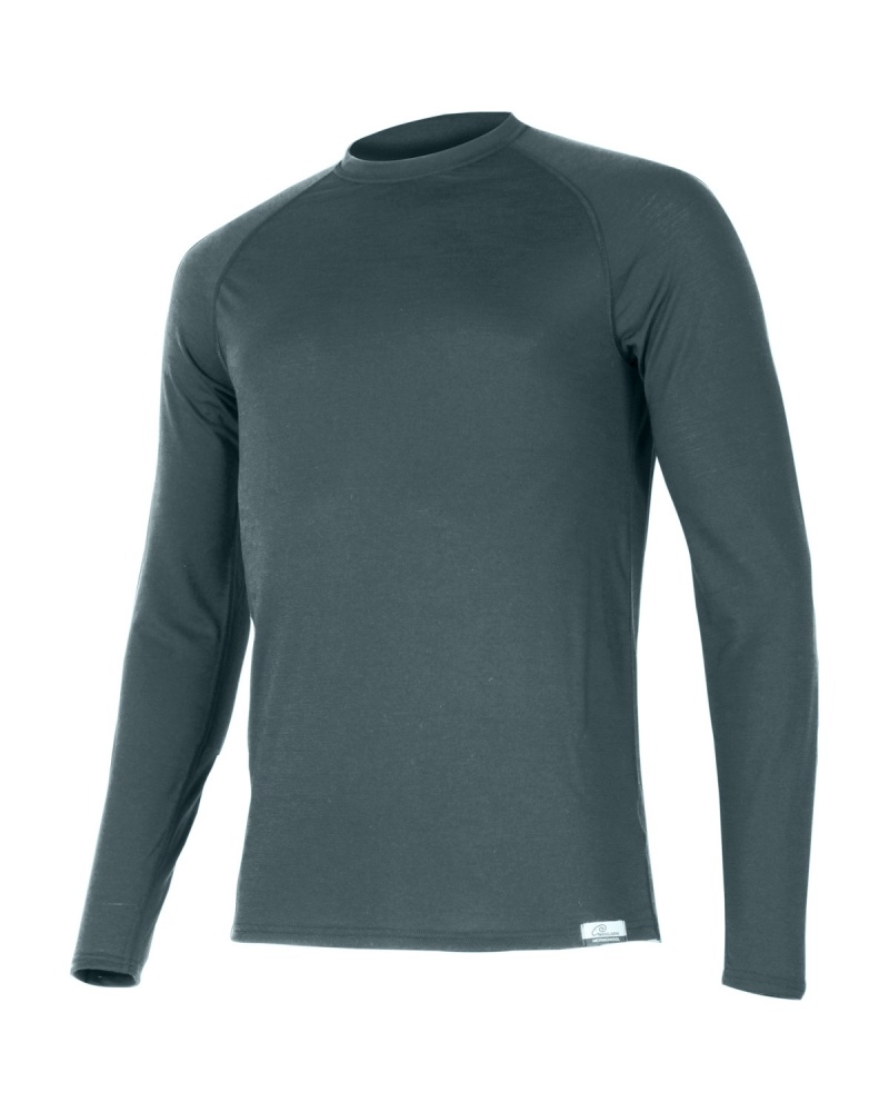 LASTING pánské merino triko ATAR petrolejová