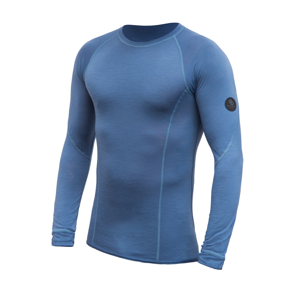 Pánské merino triko SENSOR Merino Air modré Barva: Modrá, Velikost: XXL