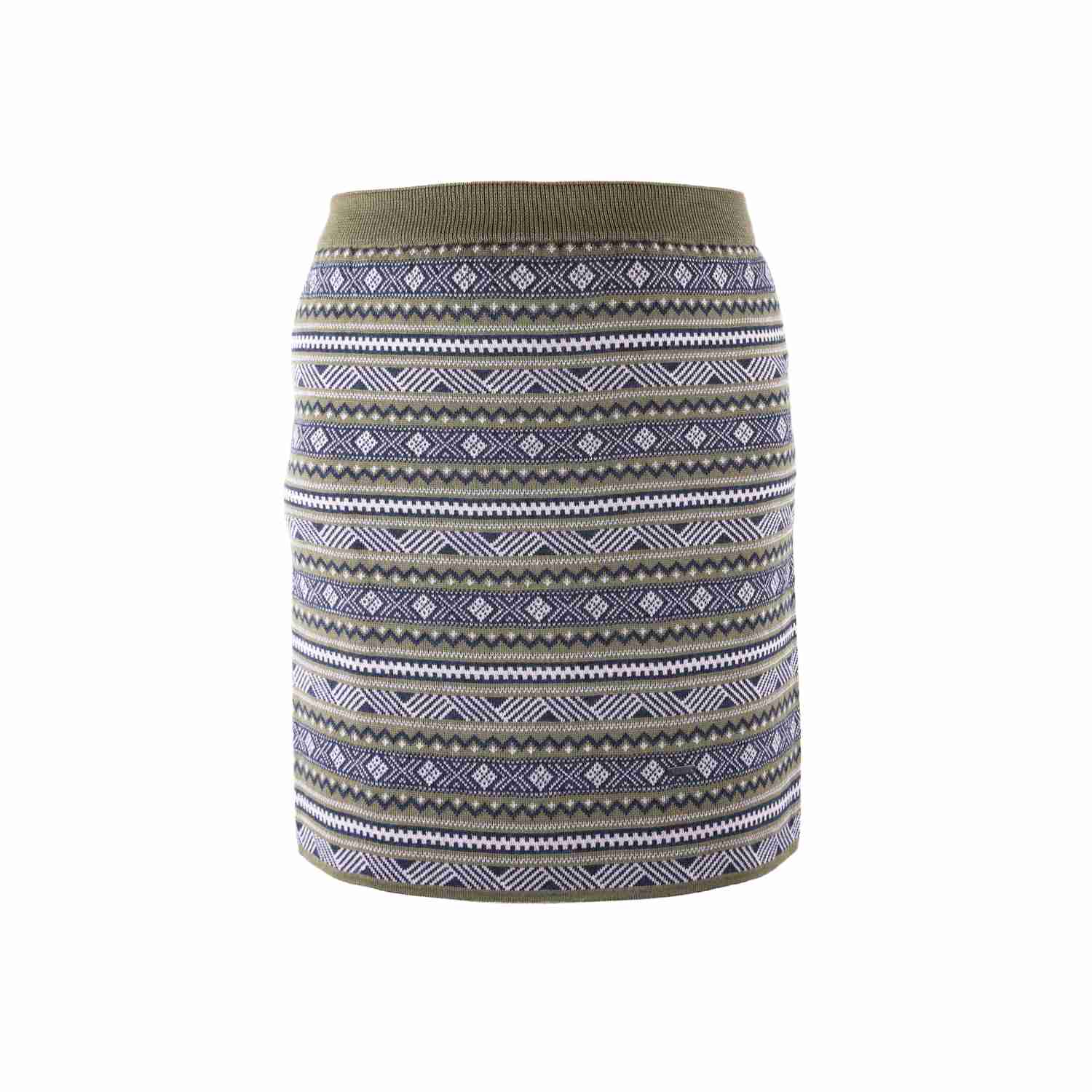 KAMA 6013 Merino sukně, zelená Velikost: M