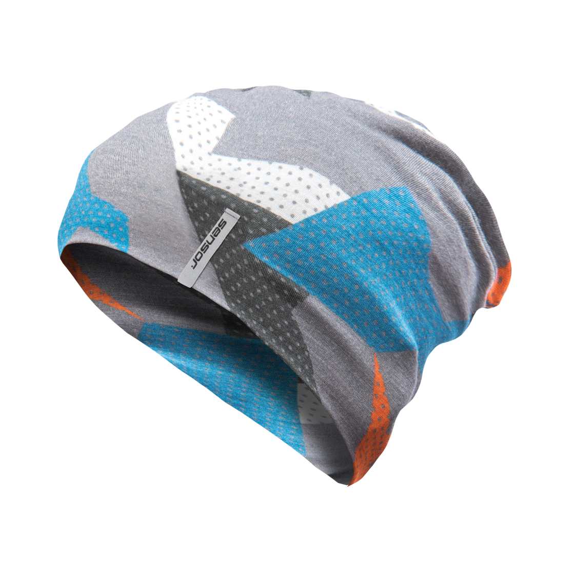 SENSOR ČEPICE MERINO IMPRESS modrá/camo Velikost: M