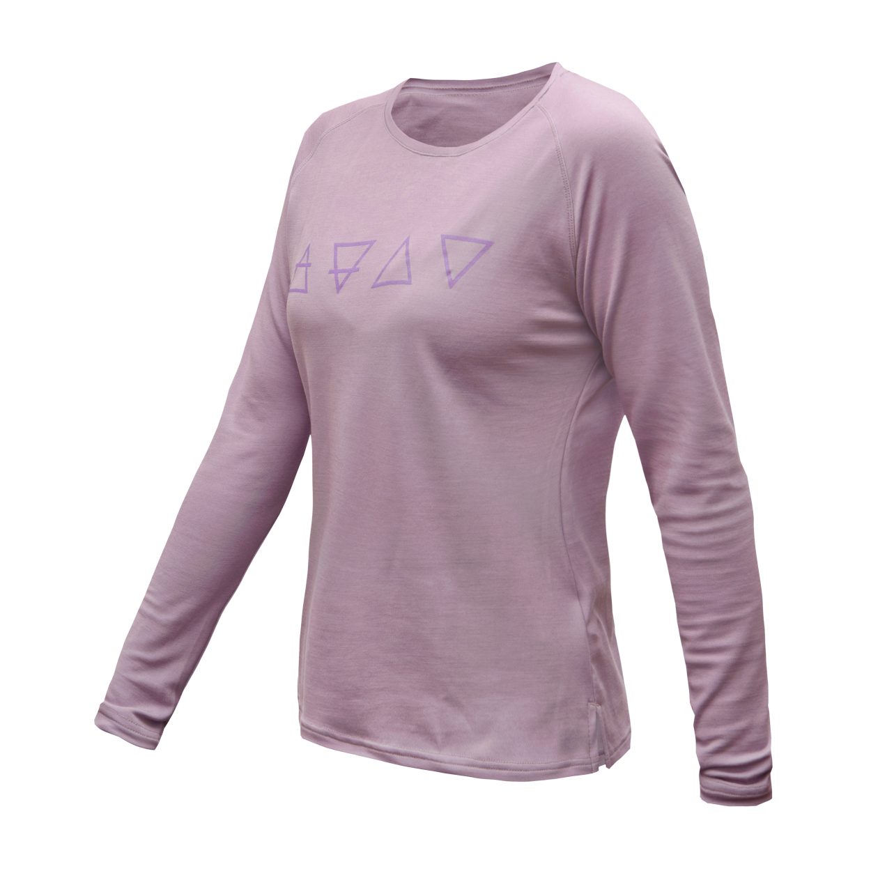 SENSOR MERINO BLEND ELEMENTS dámské triko dl.rukáv mystic violet Velikost: L