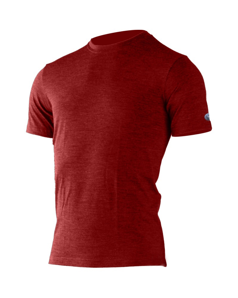 LASTING pánské merino triko QUIDO červené Velikost: 3XL