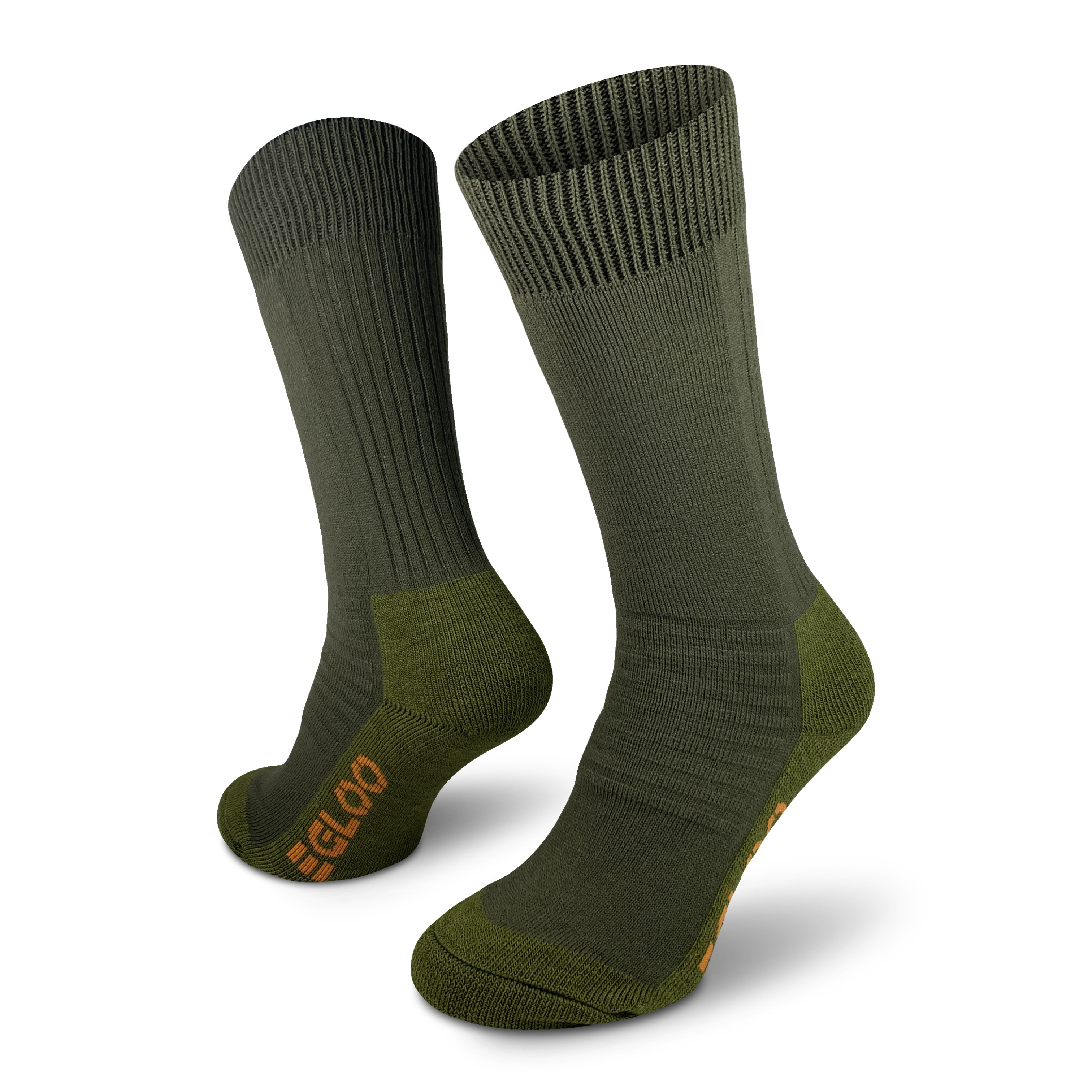 EGLOO MERINO HDSW Heavy Duty Winter ponožky, army zelená Velikost: M/39-41