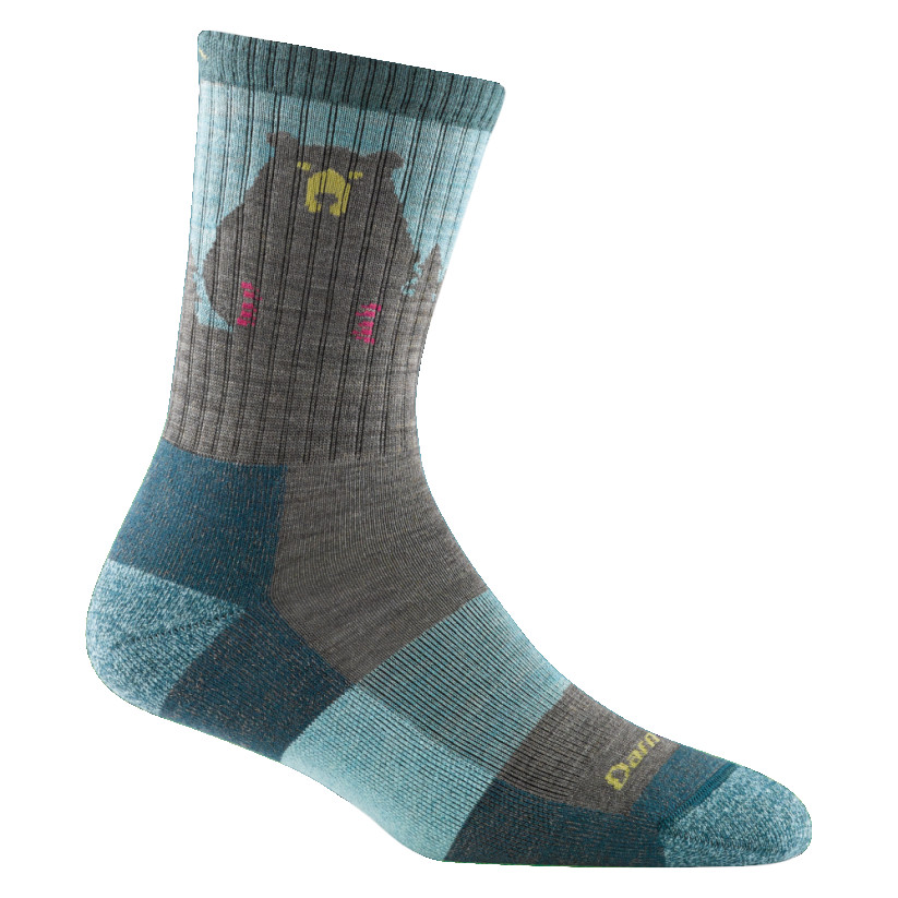 DARN TOUGH Bear Town Micro Crew Lightweight, modrá Velikost: M/41-42,5