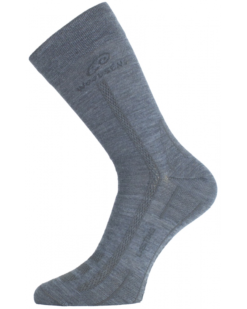 LASTING merino ponožky WLS šedo modré Velikost: S/34-37