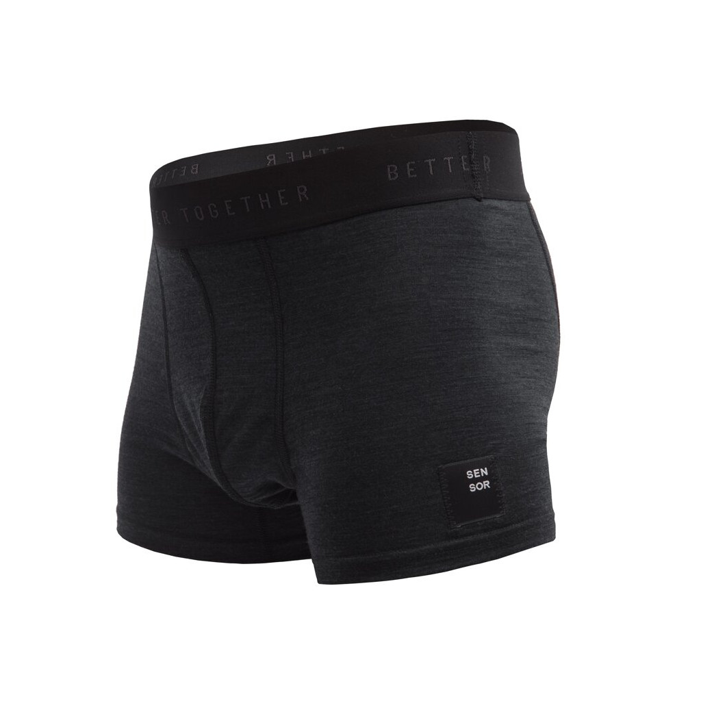 SENSOR MERINO CORDURA pánské trenky černá Velikost: XL