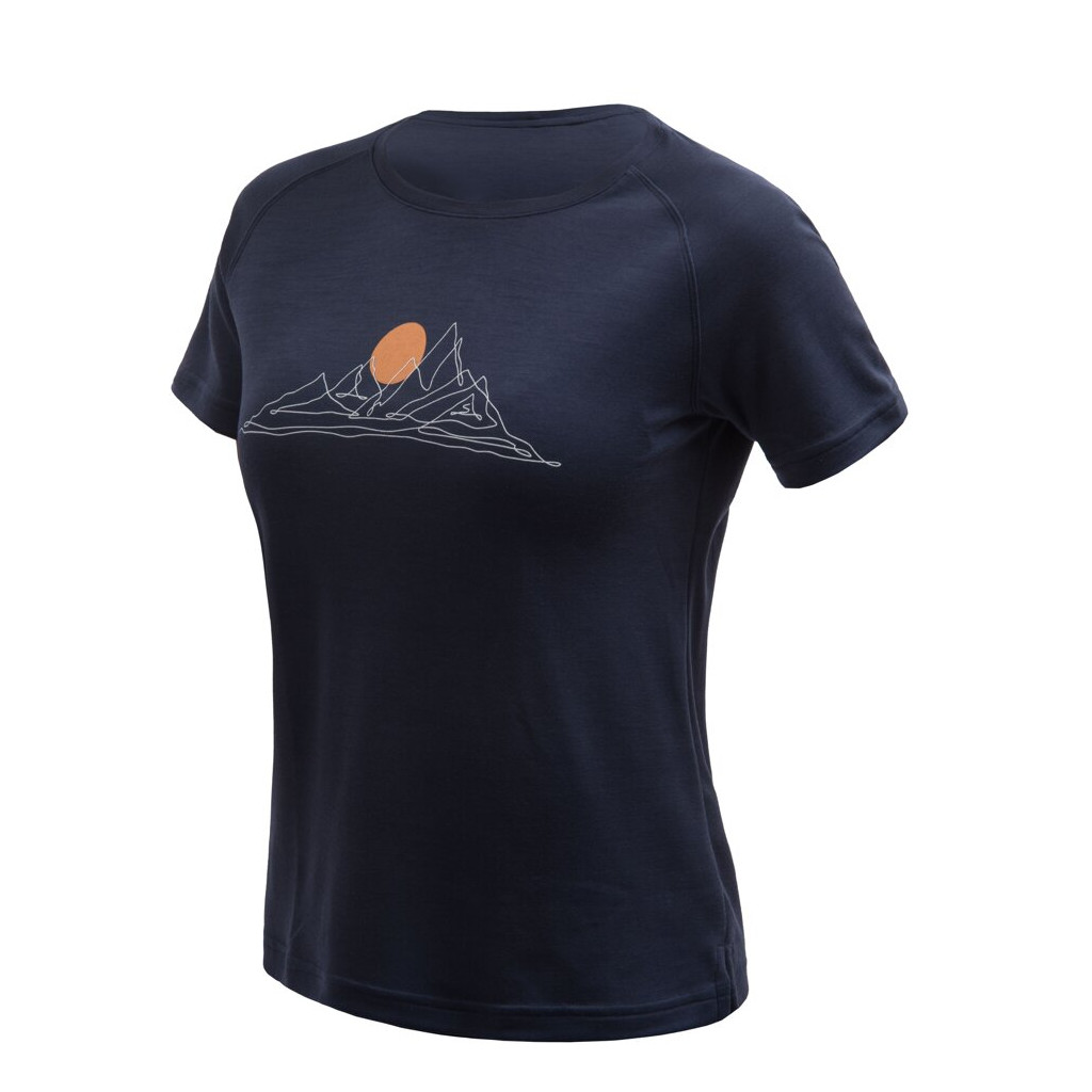 SENSOR MERINO BLEND MOON dámské triko s krátkým rukávem