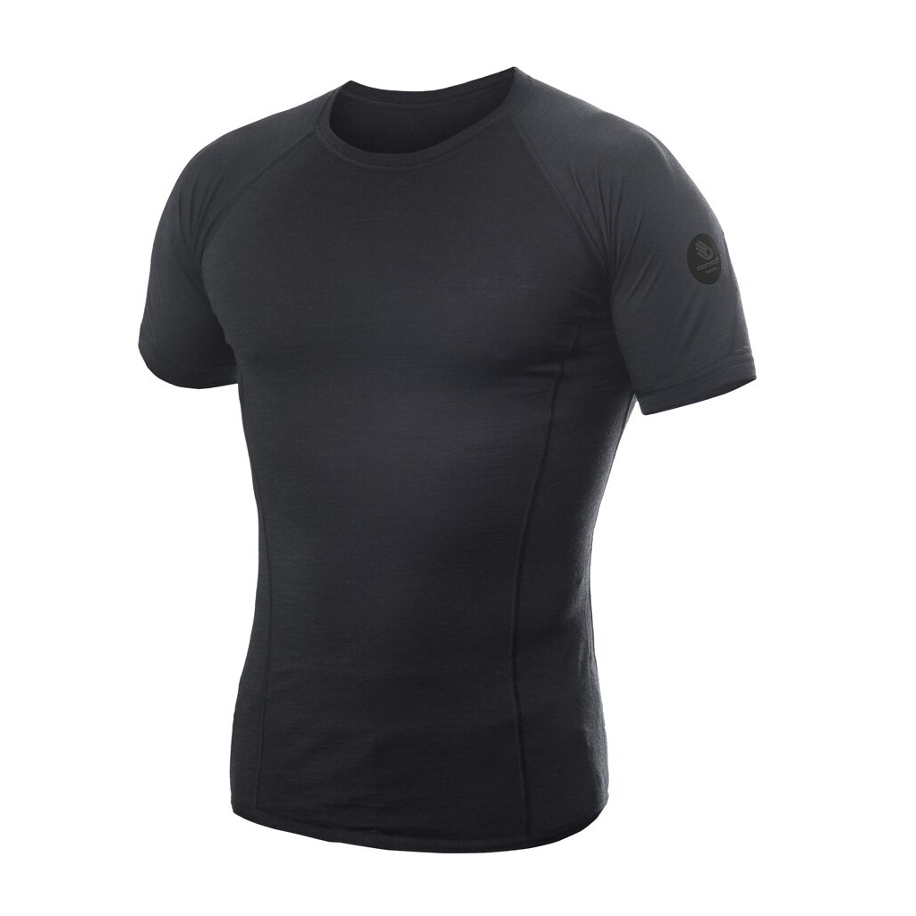 Pánské merino triko SENSOR Air černé Barva: černá, Velikost: L
