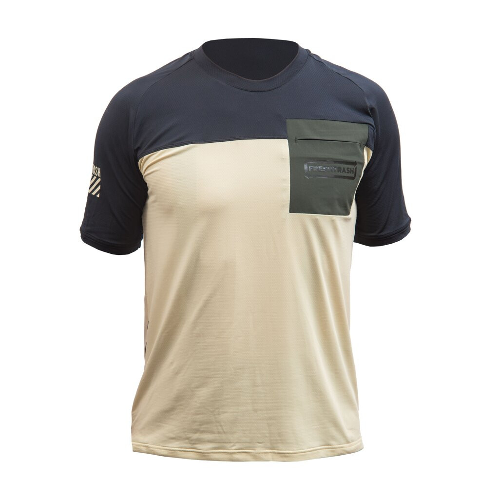 FRESH TRASH FT men's horizon pocket short sleeve jersey sand/black Velikost: L