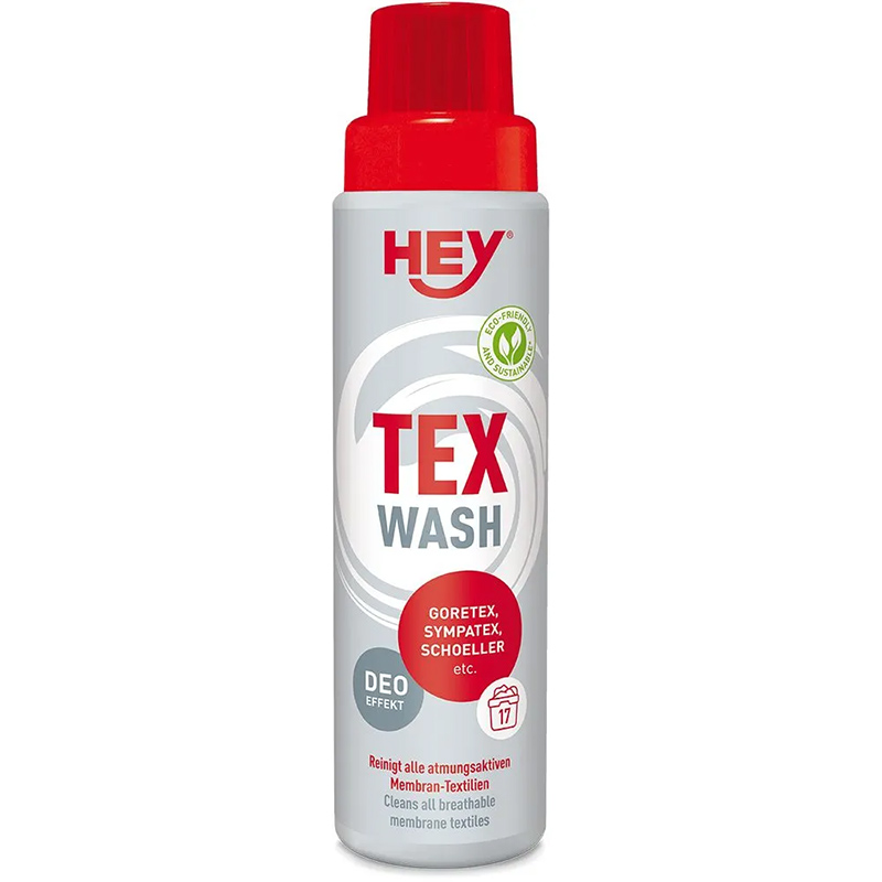 HEY SPORT HEY TEX WASH - 250ml, prací prostředek na membrány