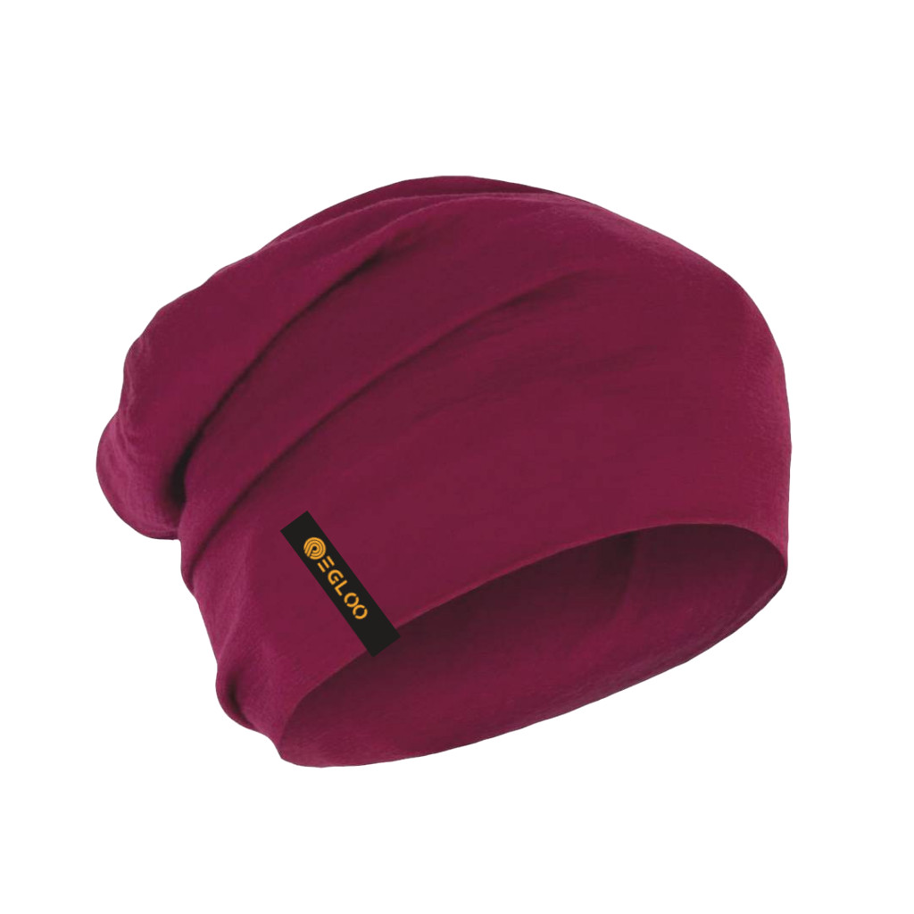 EGLOO MERINO LIGHT čepice NJORD, lilla Velikost: M