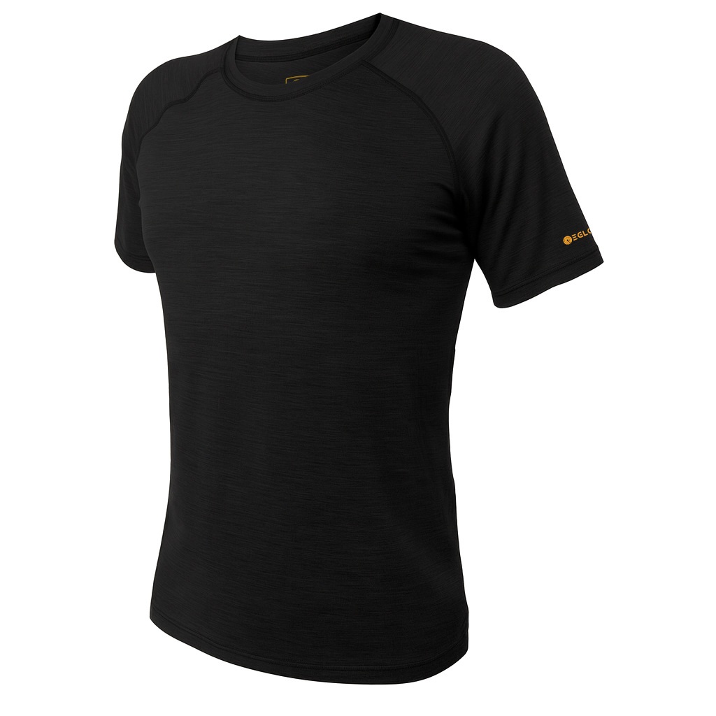 EGLOO MERINO BASE BRAGI pánské triko kr.rukáv, černá Velikost: 5XL