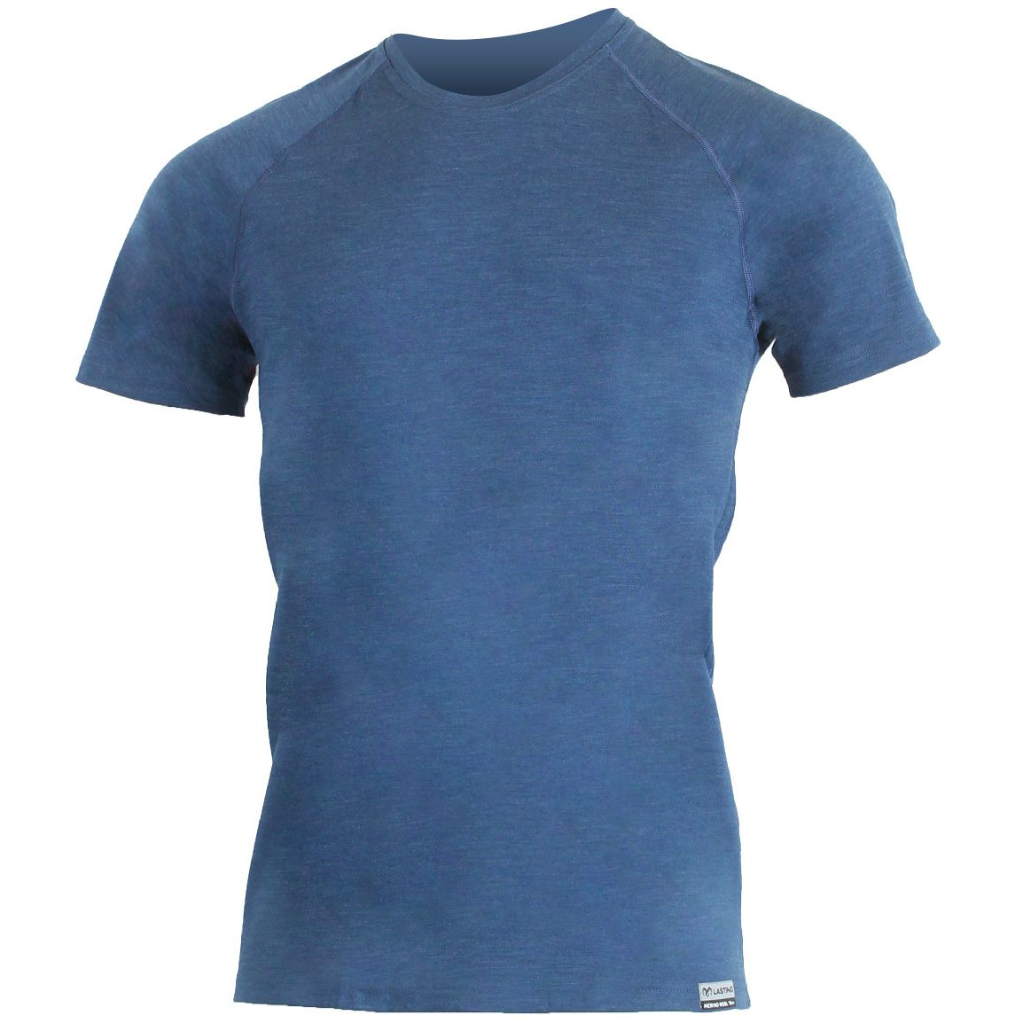 LASTING pánské merino triko QUIDO modrá Velikost: M