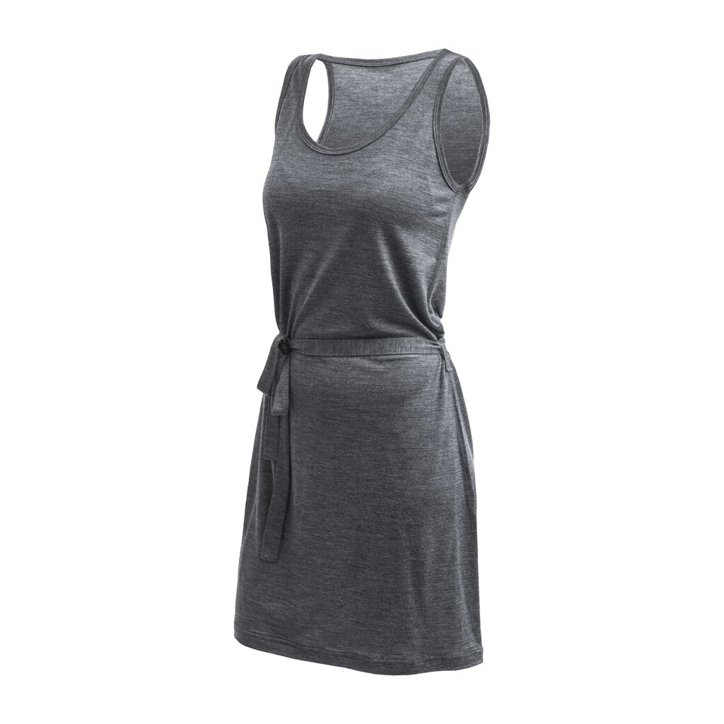 SENSOR MERINO LITE šaty bez rukávu, anthracite gray Velikost: M