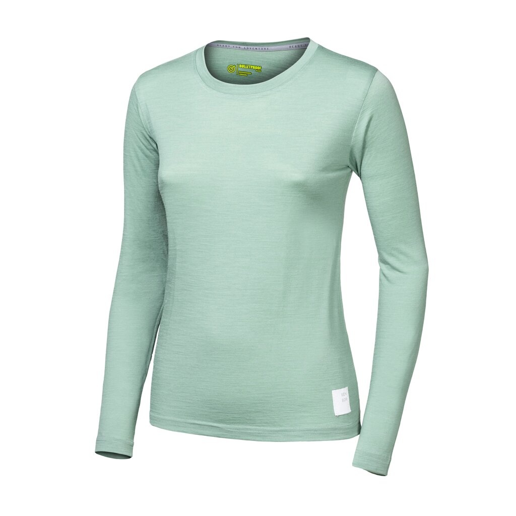 SENSOR MERINO CORDURA dámské triko dl.rukáv basil green