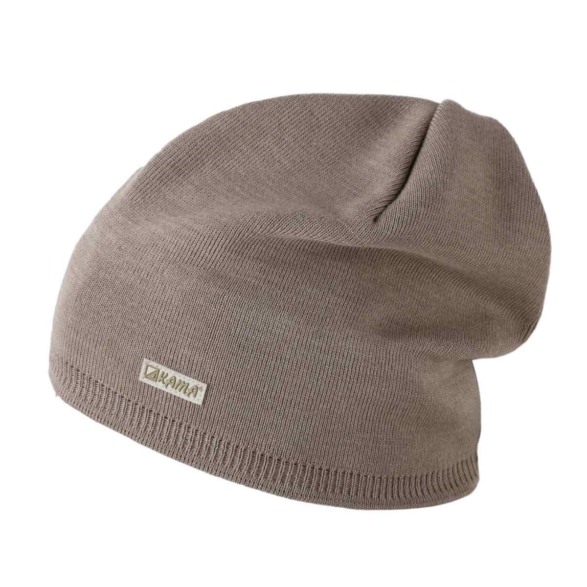 KAMA A200 Sustainno Merino čepice, béžová