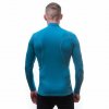 SENSOR MERINO DF pánské triko dl.rukáv zip modrá