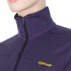 SENSOR MERINO UPPER vz2017 dámská mikina krátký zip fialová