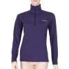 SENSOR MERINO UPPER vz2017 dámská mikina krátký zip fialová