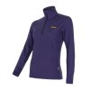 SENSOR MERINO UPPER vz2017 dámská mikina krátký zip fialová