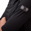 SENSOR MERINO ACTIVE dámské triko dl.rukáv stoják zip černá