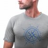 SENSOR MERINO ACTIVE PT COMPASS pánské triko kr.rukáv šedá