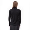 SENSOR MERINO UPPER dámská mikina celozip černá