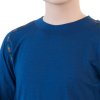 SENSOR MERINO AIR SET dětský triko dl.rukáv + spodky tm.modrá