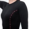 SENSOR MERINO AIR dámské triko dl.rukáv černá