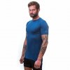 SENSOR MERINO AIR pánské triko kr.rukáv tm.modrá