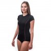 SENSOR MERINO AIR dámské triko kr.rukáv černá