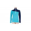 SENSOR MERINO EXTREME dámské triko dl.rukáv zip tm.modrá/modrá