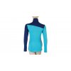 SENSOR MERINO EXTREME dámské triko dl.rukáv zip tm.modrá/modrá
