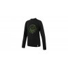 SENSOR MERINO DF CLUB dětské triko dl.rukáv černá