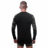 SENSOR MERINO IMPRESS pánské triko dl.rukáv černá/honeycomb