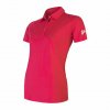 SENSOR MERINO ACTIVE POLO dámské triko kr.rukáv magenta