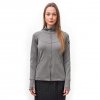 SENSOR MERINO UPPER dámská mikina celozip šedá