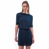 SENSOR MERINO ACTIVE dámské šaty deep blue