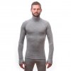 SENSOR MERINO BOLD pánské triko dl.rukáv roll neck cool gray