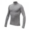 SENSOR MERINO BOLD pánské triko dl.rukáv roll neck cool gray