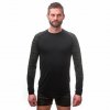 SENSOR MERINO IMPRESS pánské triko dl.rukáv černá/batik