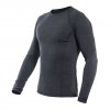 SENSOR MERINO BOLD pánské triko dl.rukáv anthracite gray