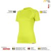LASTING dámské merino triko ALEA žluté