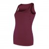 SENSOR MERINO AIR dámské triko bez rukávu port red